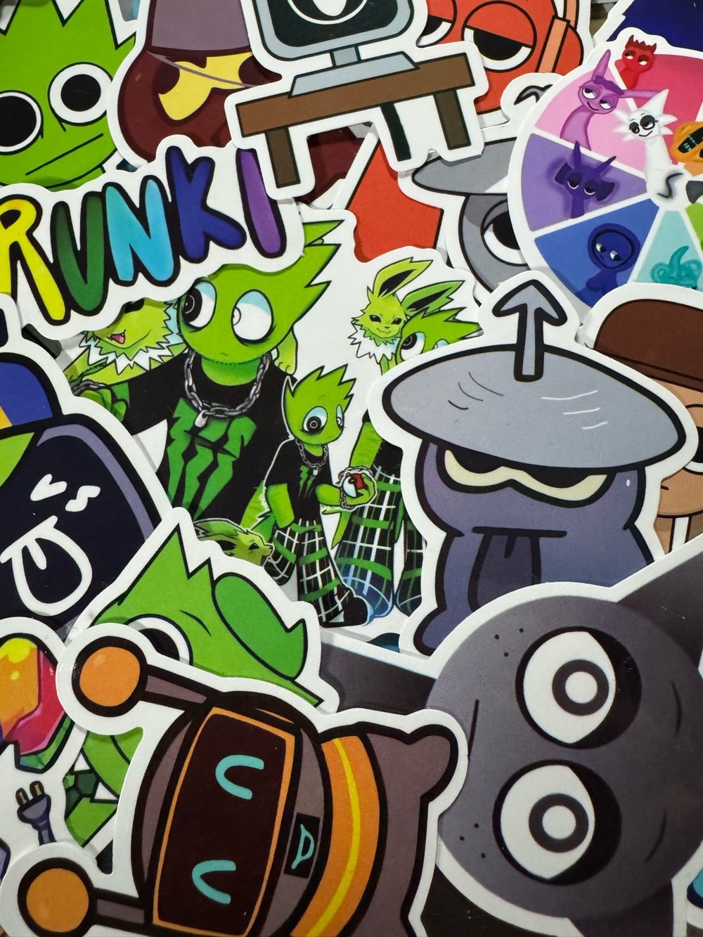 Sprunki Colorful Sticker Pack - 50 stickers - Picture 5 of 13